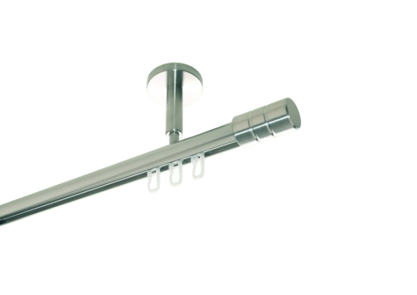Gardinenstange Decke Edelstahl Innenlauf 20mm Jolly 1lfg Gardinenstange Decke Edelstahl Innenlauf 20mm Jolly 1lfg