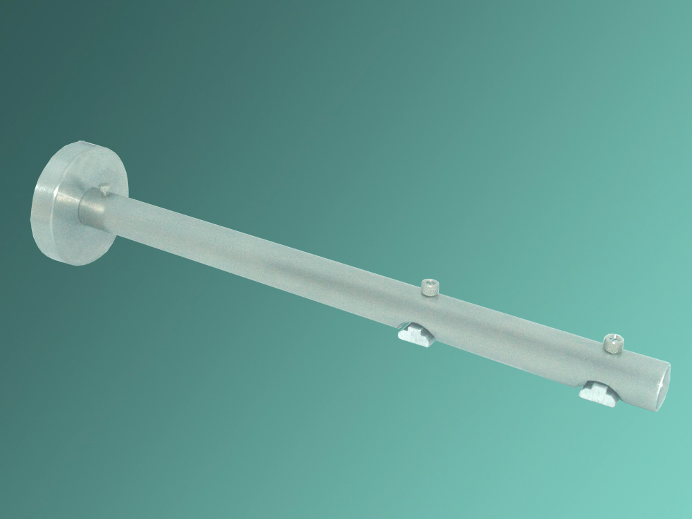 Wandträger extra lang 2-lfg. Innenlaufsystem 20mm WA 20cm