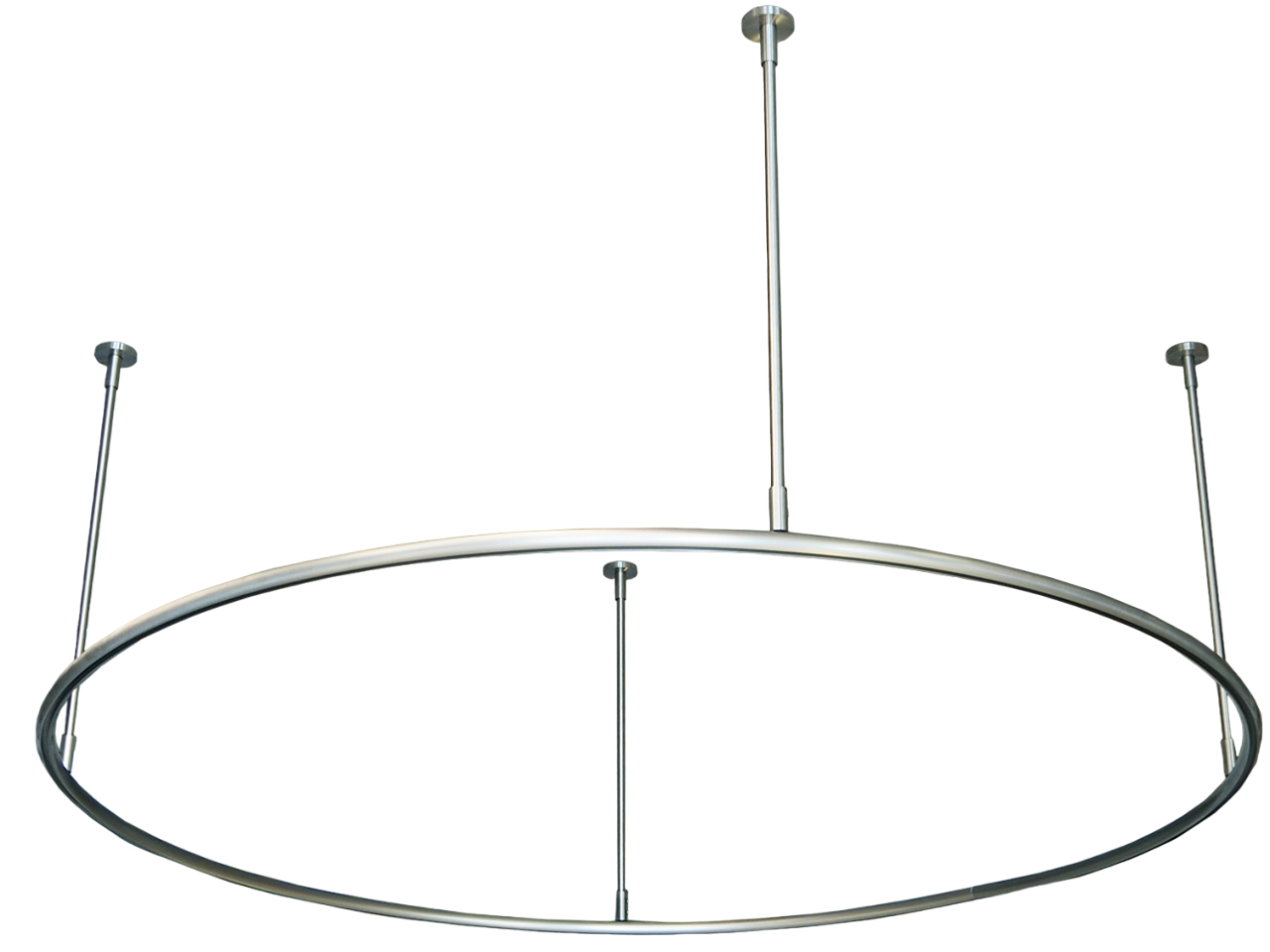 Barrierefreie Duschvorhangstange Kreis 20 mm 