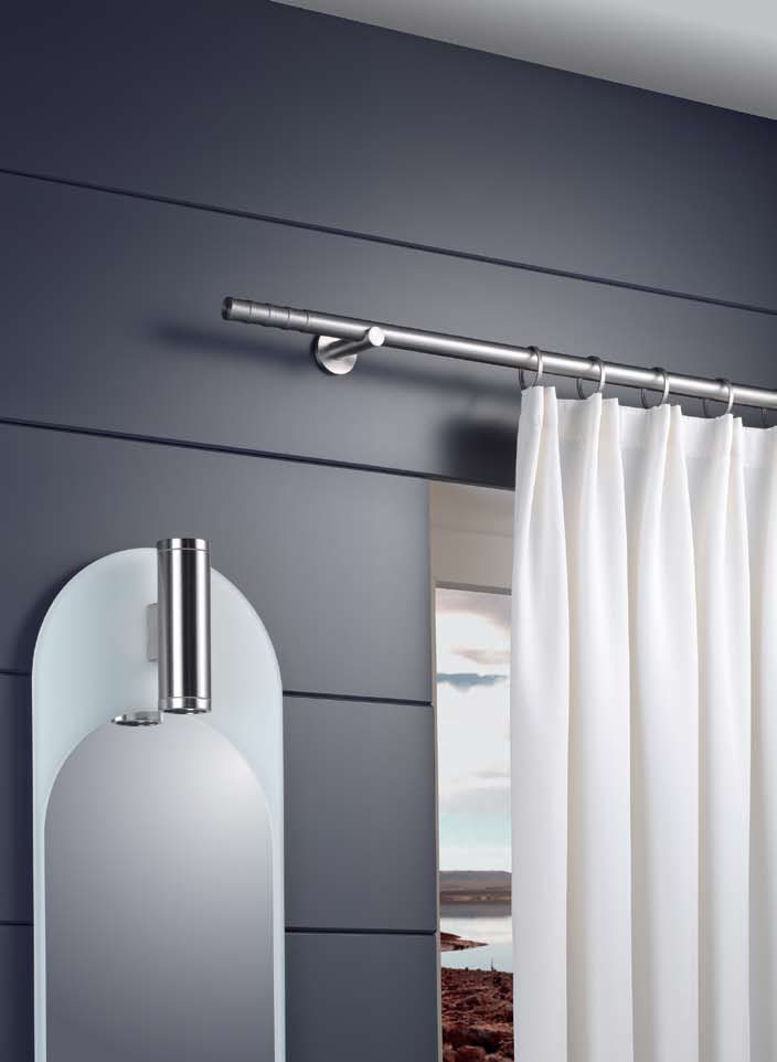 709_0 Gardinenstange Aluminium 28 mm Maximus