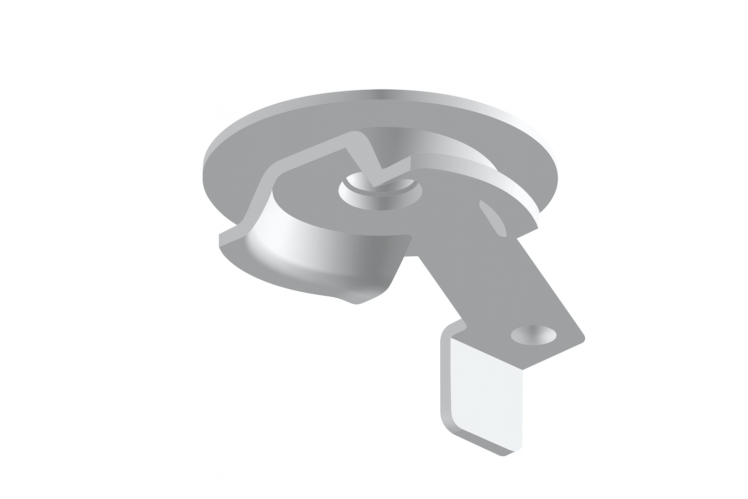 Schwerlast Gardinenschiene Aluminium mit Montagespannriegel & Endkappen Metall 