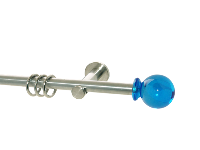 Gardinenstange Nickel geb. 16 mm Tauri