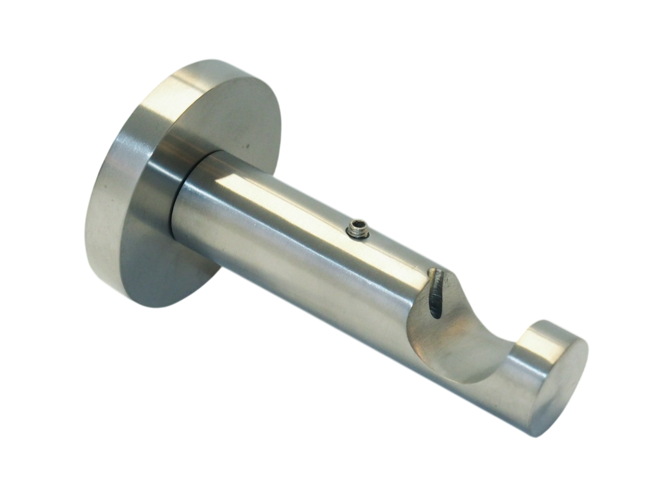Wandträger 20mm Messing Nickel matt 7,5cm Wandabstand