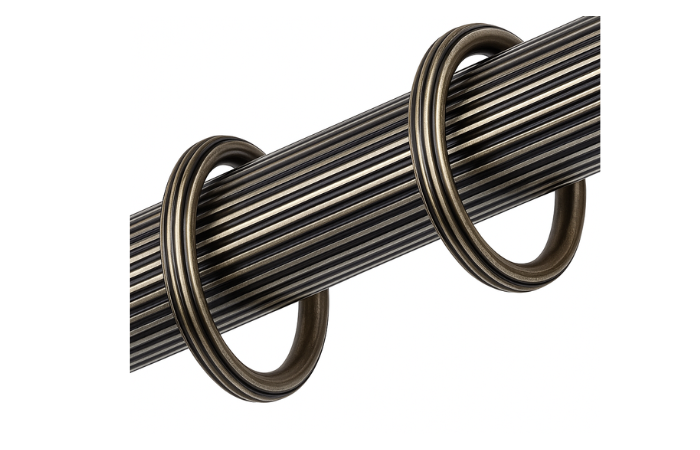 Gardinenringe gerillt Messing glanz mit Gleiteinlage 44/32 mm für 20 mm Rohre Gardinenringe gerillt Messing glanz mit Gleiteinlage 44/32 mm für 20 mm Rohre