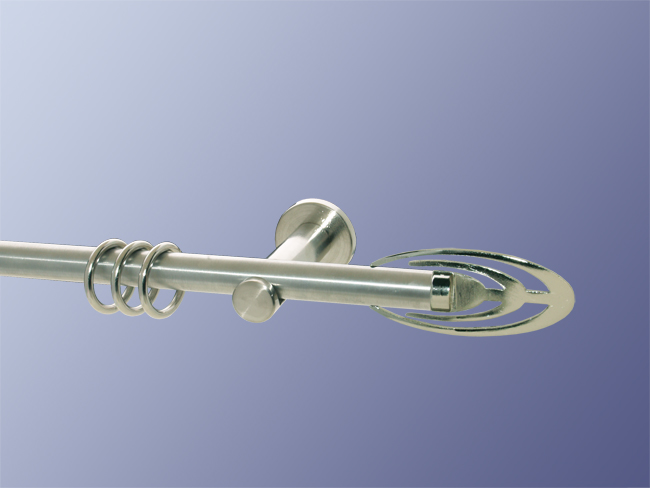 Gardinenstange Nickel geb. 16 mm Algethi