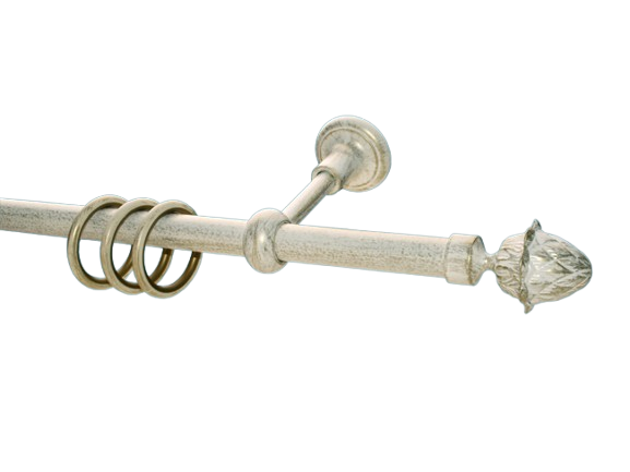 Gardinenstange Eisen 20 mm - Diverse Farbauswahl - Pinie Isabel