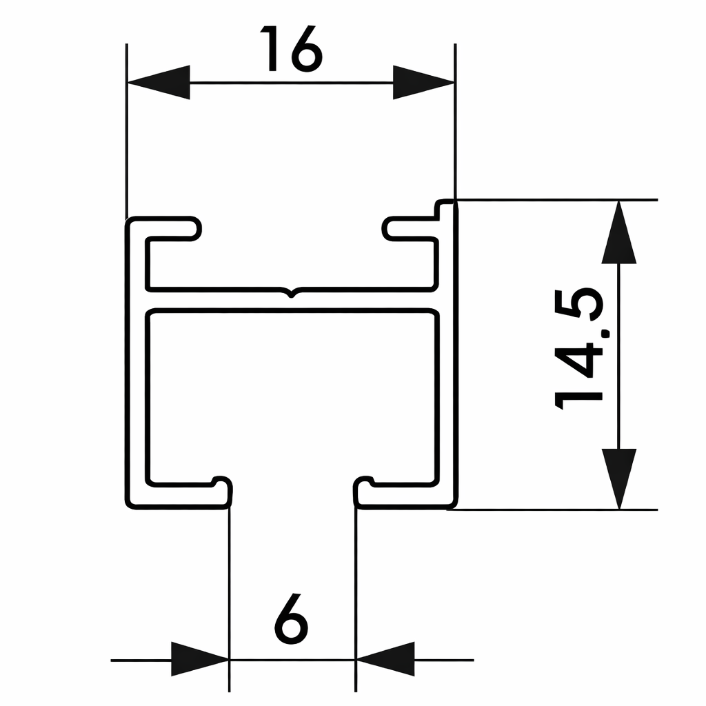 Gardinenschiene Edelstahl ► schwarz►weiß modernes Design perfekte Gleiteingeschaft M 110 Gardinenschiene Edelstahl ► schwarz►weiß modernes Design perfekte Gleiteingeschaft M 110