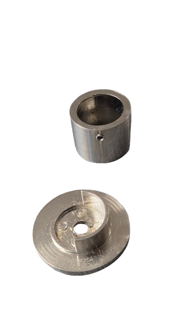 Wandlager 20 mm Nickel matt