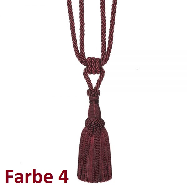 746_5 Vorhang Raffhalter mit einer großen Quaste Gildon