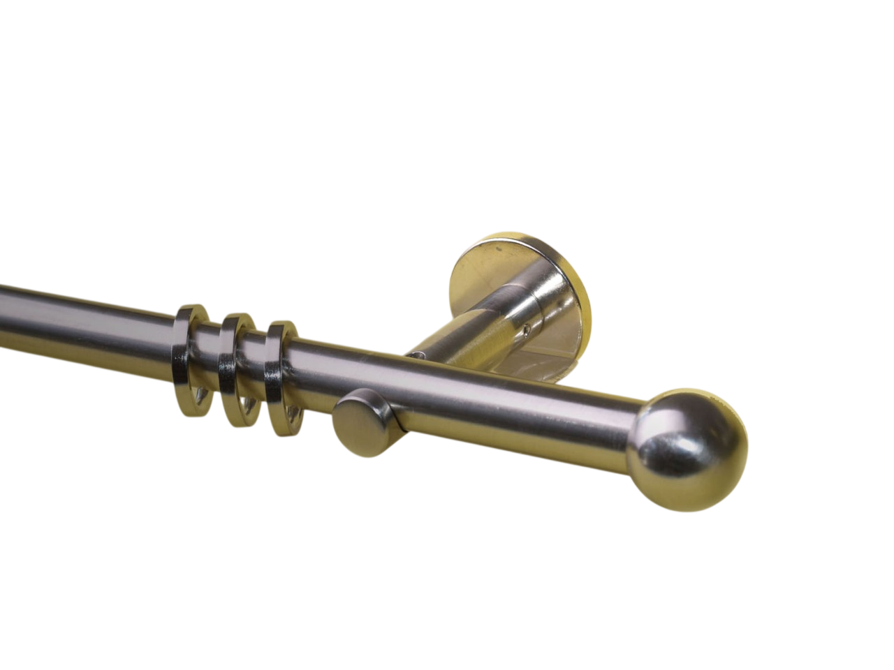 Vorhangstangestange Nickel geb 20 mm Alberto Vorhangstangestange Nickel geb 20 mm Alberto