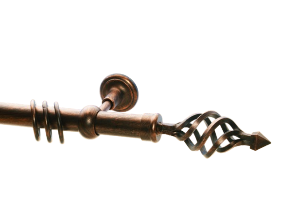 Gardinenstange Eisen verschiedene Farben 20 mm Ø Zwiebel Dolores Gardinenstange Eisen verschiedene Farben 20 mm Ø Zwiebel Dolores