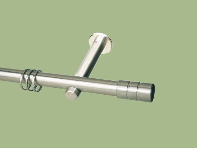 198_0 Gardinenstange Edelstahl 20 mm Jolly