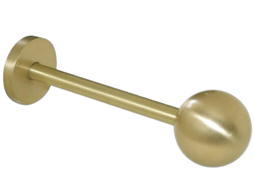 Raffhalter Messing massiv Modell Kegel/Kugel