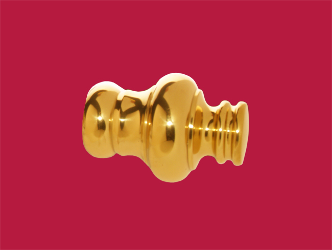 Endstück Messing massiv 28mmØ Modell Joseph I