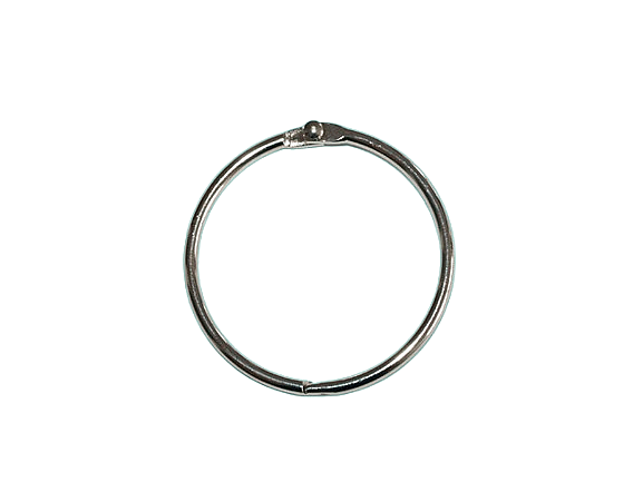 Ringe mit Verschluss Metall vernickelt 50x3,2 mm