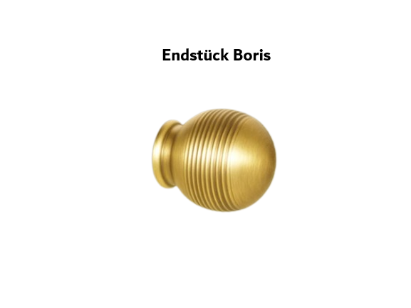 Gardinenstange 35 mm Ø Messing bronziert matt verschiedene Endstücke Gardinenstange 35 mm Ø Messing bronziert matt verschiedene Endstücke