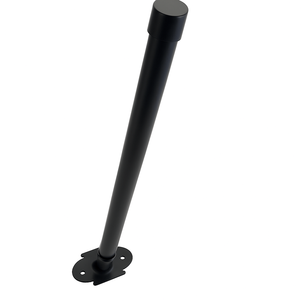 Deckenträger Eisenschwarz aus massivem 20 mm Eisenrohr Länge 50 cm (kürzbar) Deckenträger Eisenschwarz aus massivem 20 mm Eisenrohr Länge 50 cm (kürzbar)
