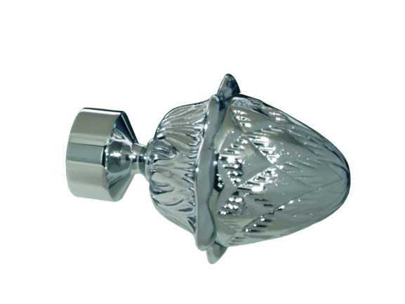 Endstück Messing verchromt für 30mmØ Modell Newport Endstück Messing verchromt für 30mmØ Modell Newport