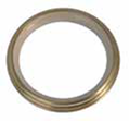  Gardinenringe 44/32 mm gerillt Messing massiv mit Gleiteinlage 