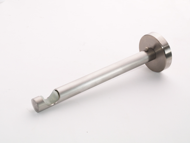 1446_0 Träger Wandabstand 30 cm Edelstahl für Gardinenstangen 16mm