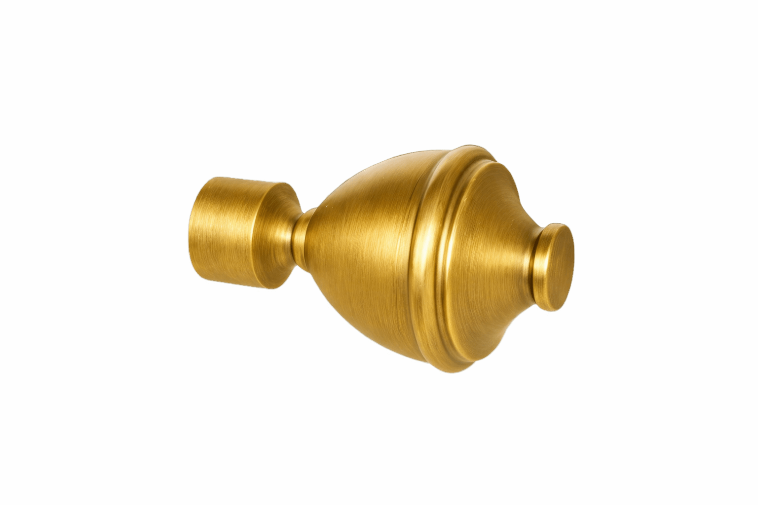 Endstück Messing bronziert Modell Igor II für Rohr mit 35mm Ø