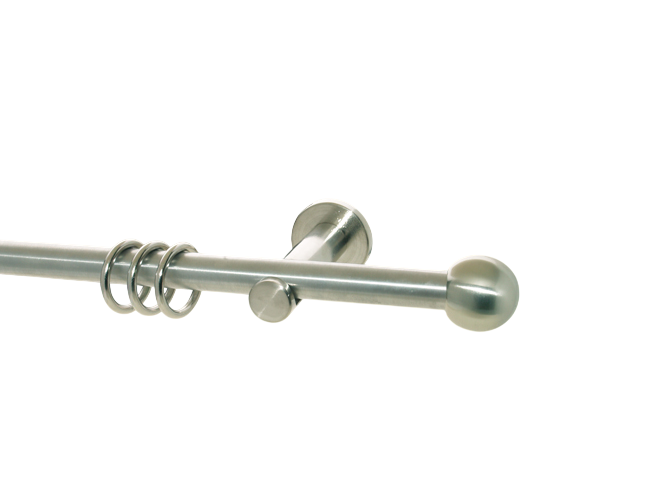 Gardinenstange Nickel geb. 16 mm Orionis