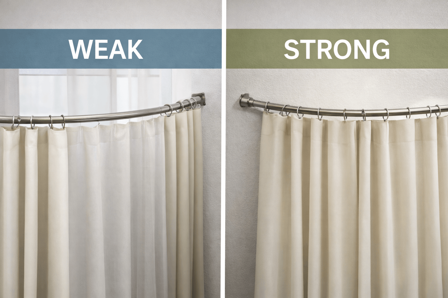 Die richtige Traglast für Gardinenstangen Die richtige Traglast für Gardinenstangen