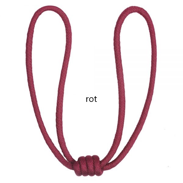 Raffhalter mit Knoten rot