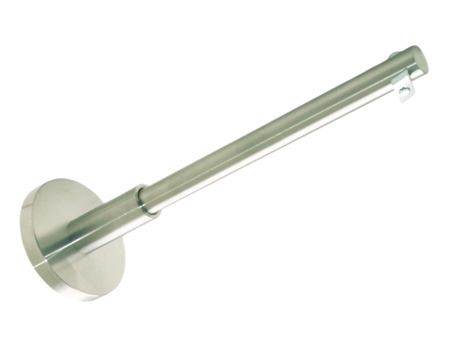 Träger Edelstahl kürzbar 12,5 cm für Gardinenstangen mit Innenlaufsystem Träger Edelstahl kürzbar 12,5 cm für Gardinenstangen mit Innenlaufsystem