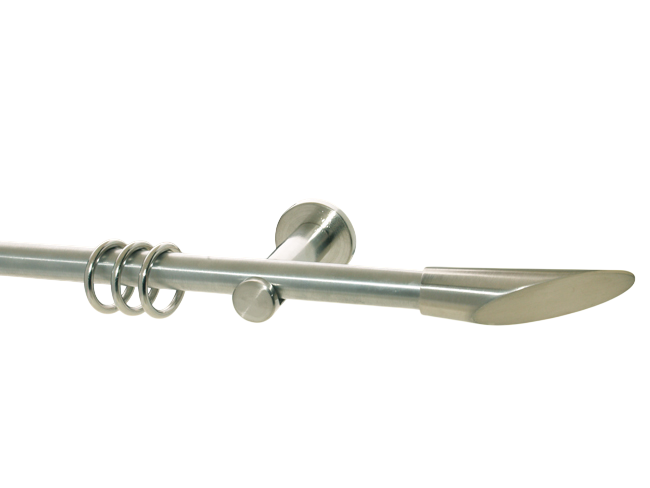 Gardinenstange Nickel geb. 16 mm Marbella Gardinenstange Nickel geb. 16 mm Marbella