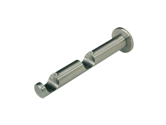 Doppelträger Edelstahl für Gardinenstangen 20 mm Doppelträger Edelstahl für Gardinenstangen 20 mm