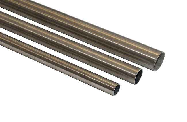 946_0 Edelstahl Rohr 25 mm Ø für Gardinenstange