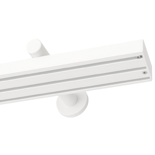 Flächenvorhangschiene Modell 630 mit Wandträger 3 lfg. Flächenvorhangschiene Modell 630 mit Wandträger 3 lfg.