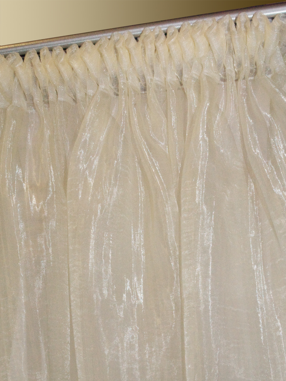 1305_2 Organza Gardine Modell Lindau fix fertig nach Maß genäht bis 290