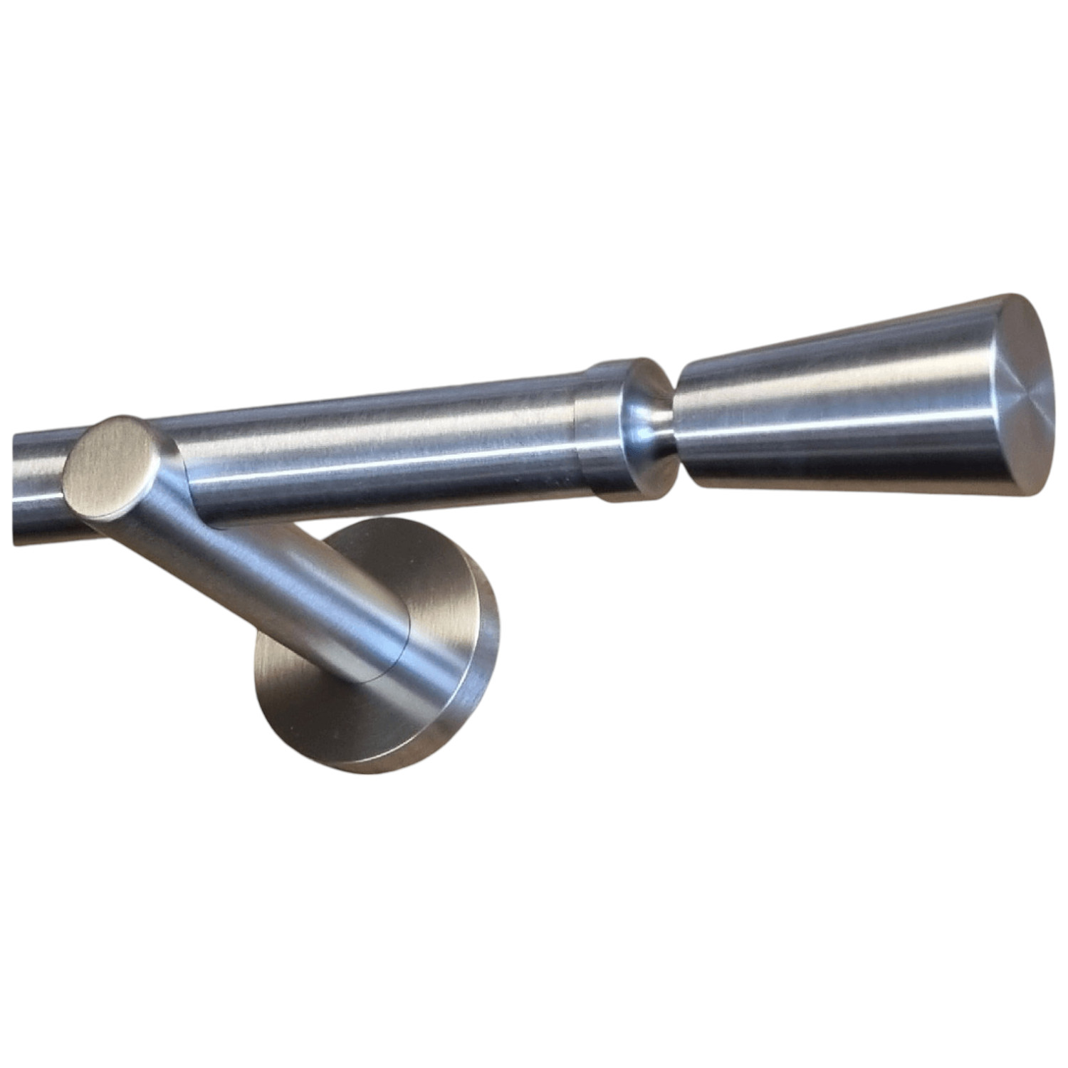 Edelstahl 20 mm Ø Gardinenstange Trapez