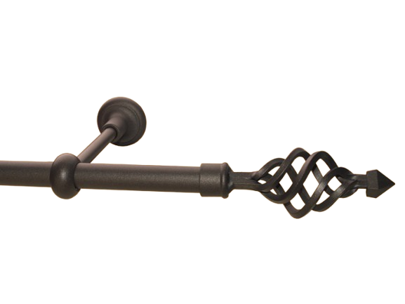Gardinenstange Eisen verschiedene Farben 20 mm Ø Zwiebel Dolores Gardinenstange Eisen verschiedene Farben 20 mm Ø Zwiebel Dolores