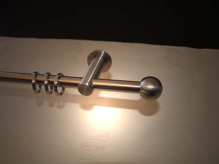 Gardinenstange Edelstahl 12 mm Zita