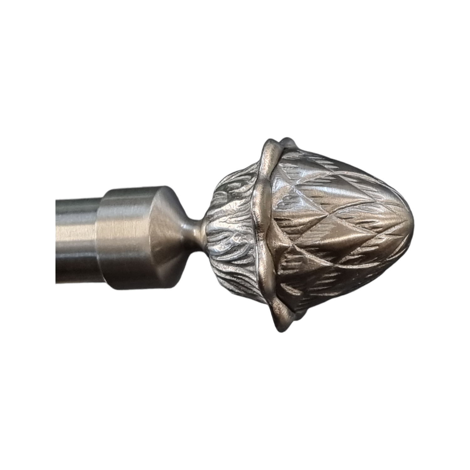 Endstück Pinie luxuriöses Design Gardinenstange 