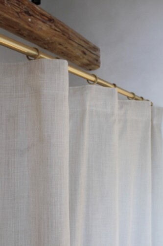 Duschvorhang Leinen Optik nach Maß Duschvorhang Leinen Optik nach Maß bis 260 cm 
