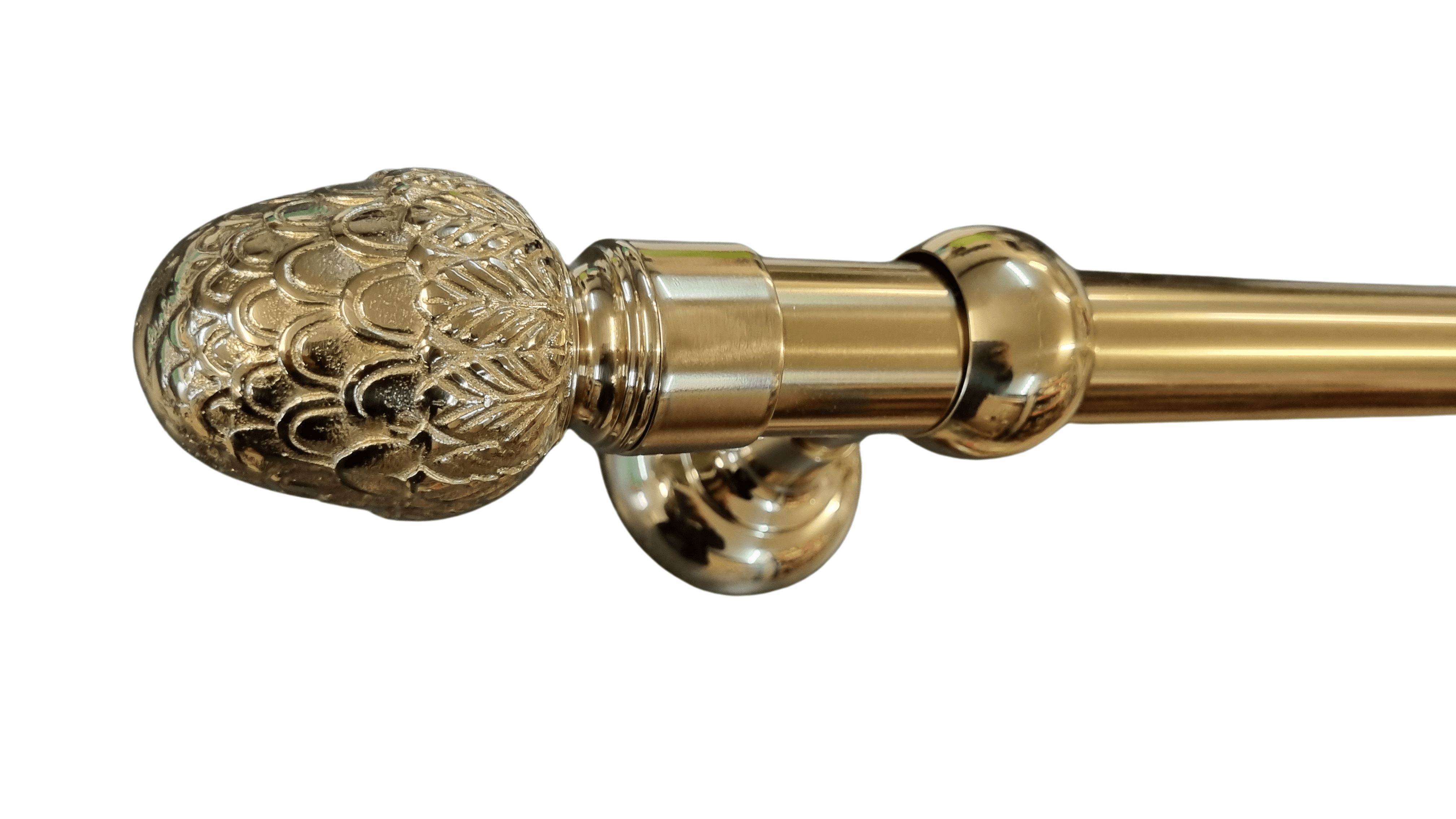 Gardinenstange 35 mm messing glanz 