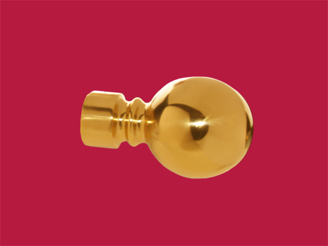 1943_0 Endstück Messing massiv 28mmØ Modell Ferdinand III