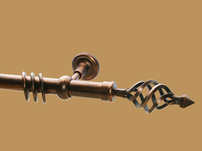 Gardinenstange 20 mm Ø Eisen 