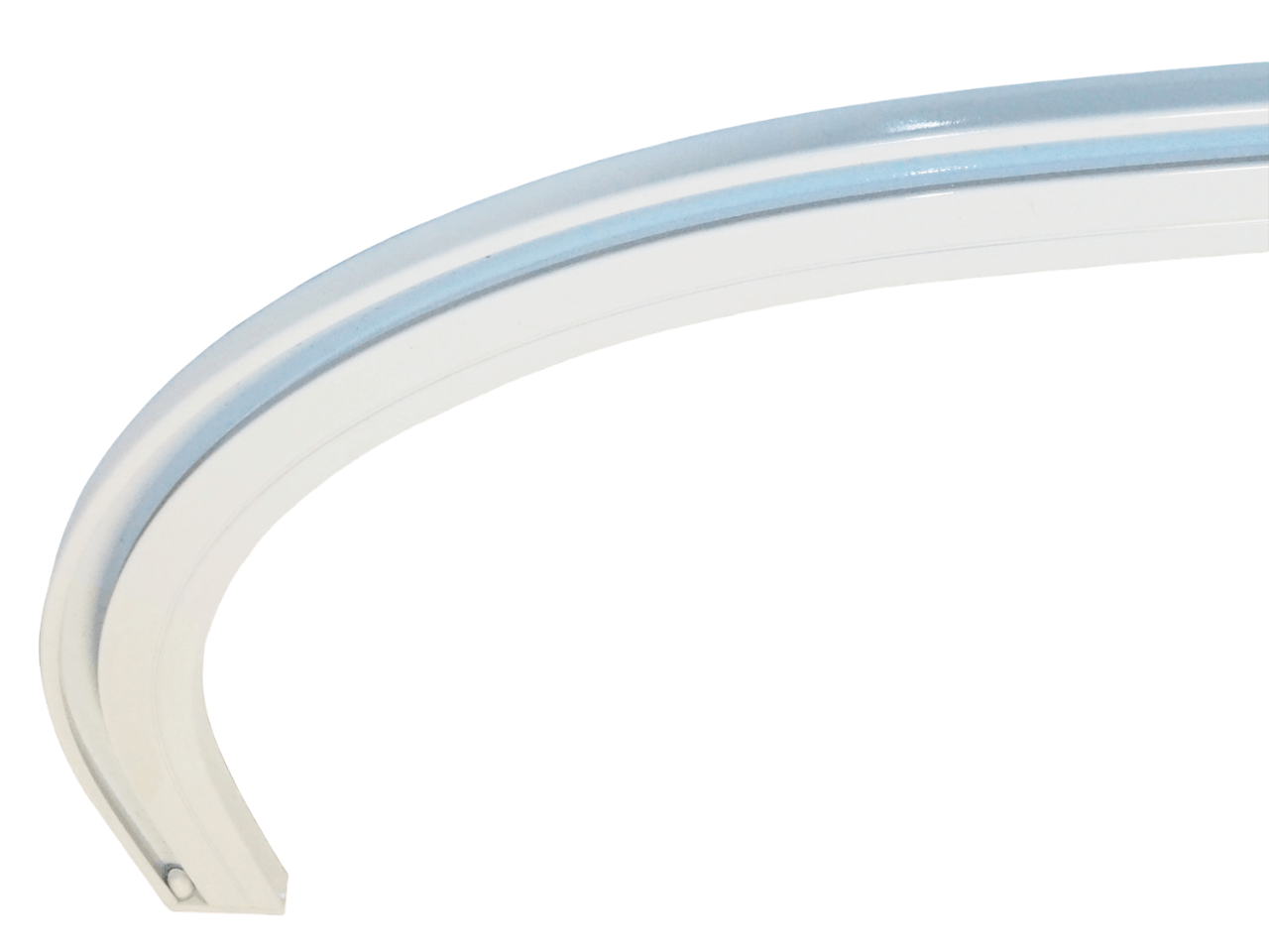 Bogen für Gardinenschiene Modell 170 1 läufig 24 mm x 7 mm Bogen für Gardinenschiene Modell 170 1 läufig 24 mm x 7 mm
