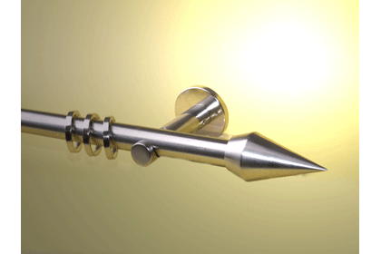 219_0 Vorhangstangestange Nickel geb 20 mm Armando