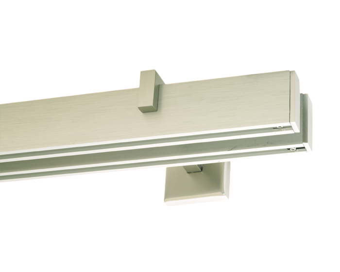 Gardinenstange eckig Maricel Aluminium Edelstahldesign Innenlauf Gardinenstange eckig Maricel Aluminium Edelstahldesign Innenlauf