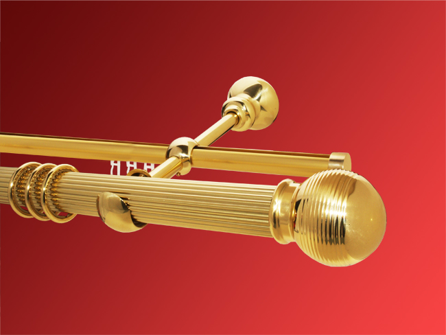 2170_0 Rundrohr/ Innenlaufstange 35-20 mm Modell Boris Rohr kanneliert