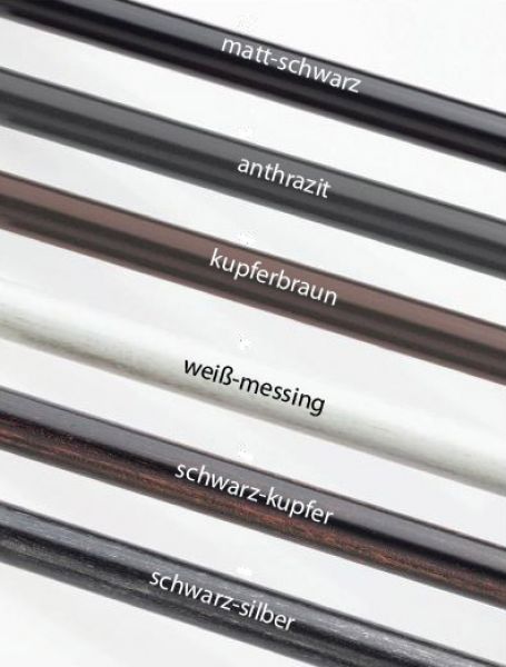 445_2 Verschiedene Farben für Gardinenringe aus Eisen