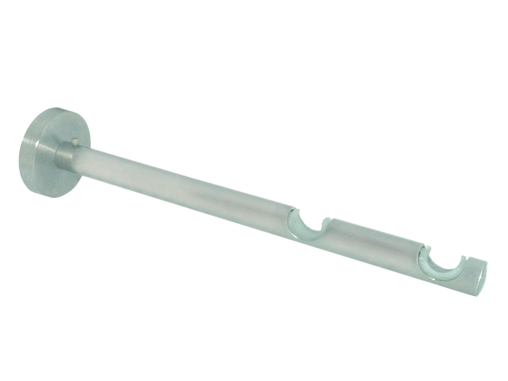 Wandträger 20mm Edelstahl 2-lfg. Rohr nach Maß bis 20 cm