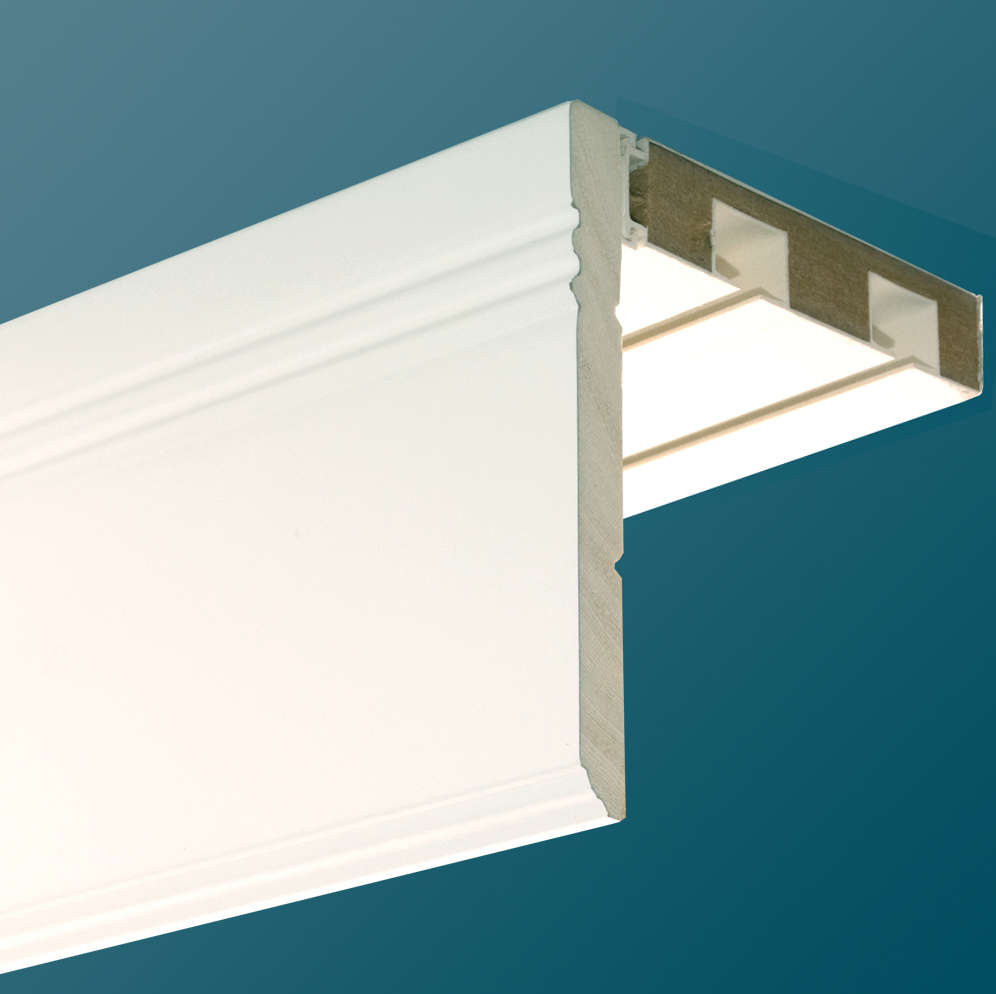 2503_0 Gardinenschiene mit Blende Holz 2-lfg.