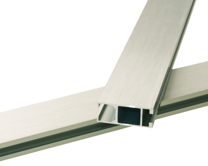 Innenlaufprofil eckig Aluminium 34x14 mm Maricel Innenlaufprofil eckig Aluminium 34x14 mm Maricel